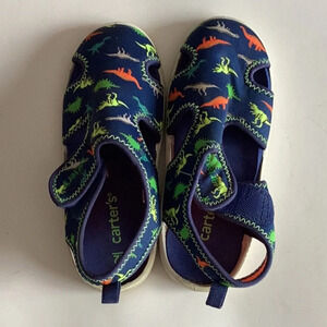 Carters Aquatic Water Shoes Kids Size US12 Dinosaurs Swim Swimming Sandals